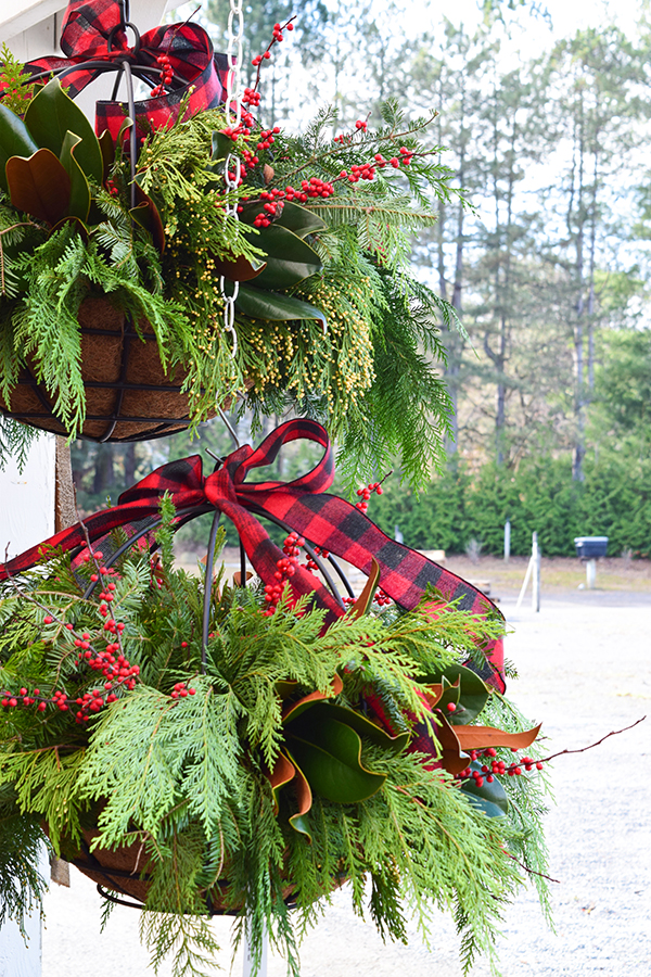 holiday-greens-baskets-lg Outdoor Holiday Greens & Decor